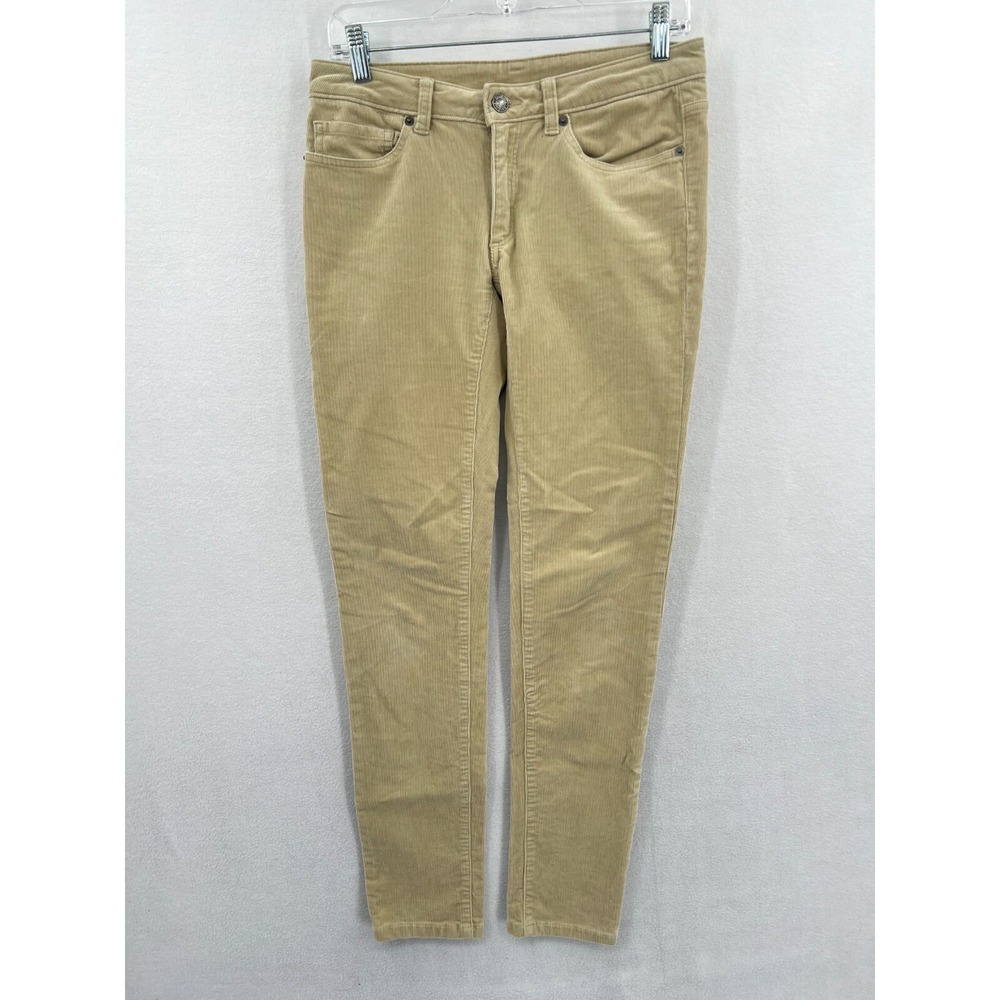 Patagonia Corduroy Pants Womens 27‎ Beige Tan Organic Cotton 55055 Stretch